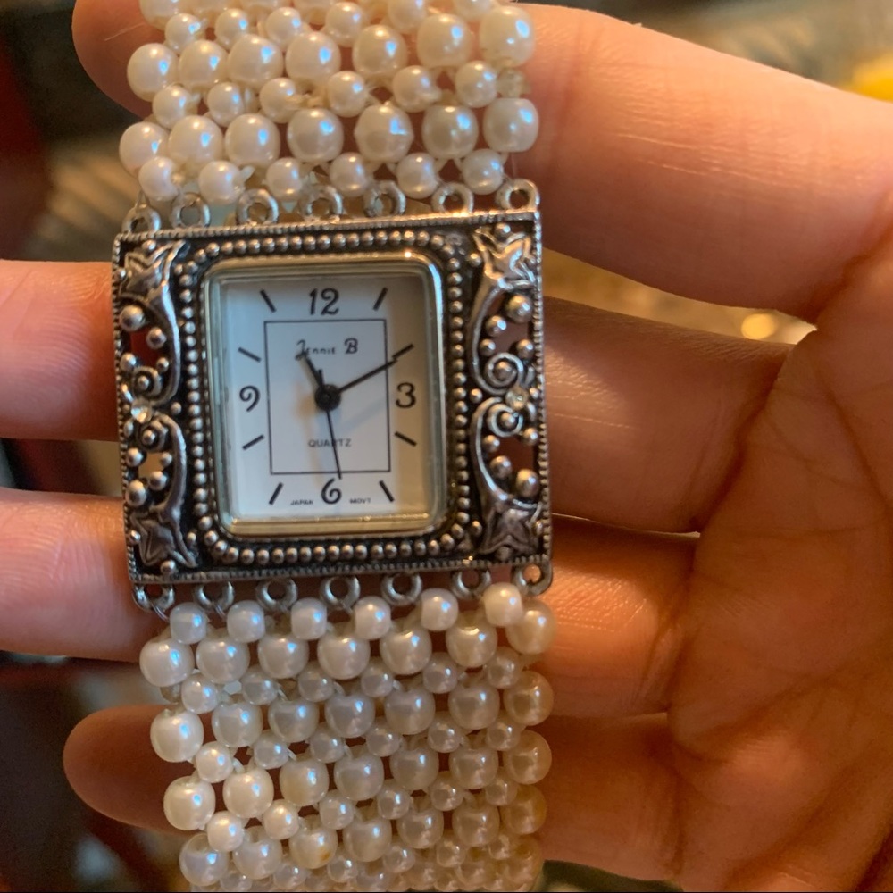 Vintage Jennie B quartz stainless steel watch bracelet - Picture 5 of 6